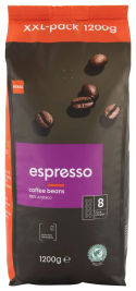 HEMA Koffiebonen Espresso - 1200 gram