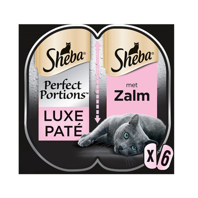 Sheba Perfect Portions Zalm - 6 x 37,5 g - natvoer katten