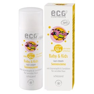Eco Cosmetics Zonnebrandcreme Kind Nano-vrij 50 ml - Factor 50