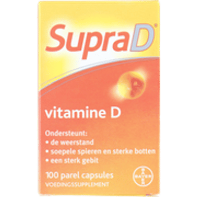Supradyn Supra D, vitamine D voor sterke botten en spieren - 100 stuks