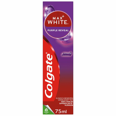 Colgate Tandpasta Max White Purple Reveal 75 ml