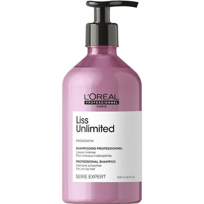 3x L'Oréal Professionnel Liss Unlimited Shampoo 500 ml