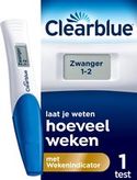Clearblue Zwangerschapstest Met Wekenindicator - 1 stuks Digitale Test