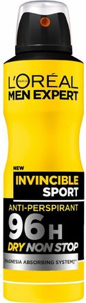 L?Oréal Paris Men Expert Invincible Sport Deodorant - 6 x 150ml
