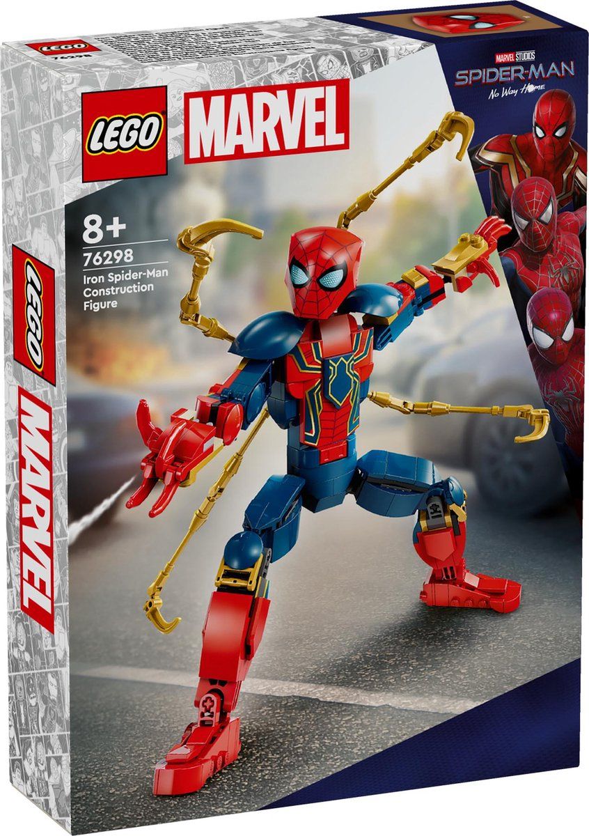 LEGO 76298 Super Heroes Iron Spider-Man bouwfiguur