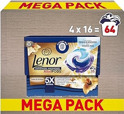 Lenor Pods Gouden Orchidee wascapsules  - 64 wasbeurten