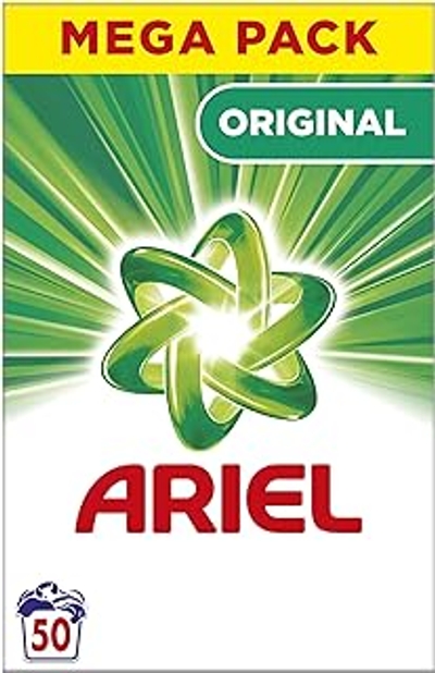 Ariel  waspoeder gekleurde was - 50 wasbeurten