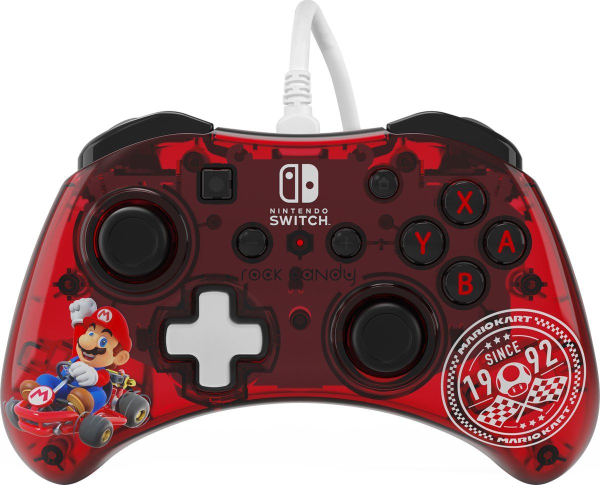PDP Rock Candy - Bedrade Controller - Nintendo Switch - Mario Kart