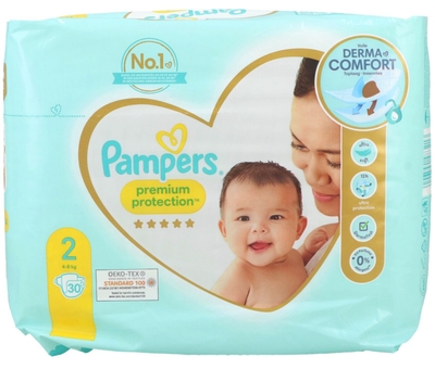 Pampers Premium Protection  luiers maat 2 - 30 stuks