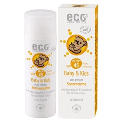 Eco Cosmetics Zonnebrandcreme Kind Nano-vrij 50 ml - Factor 45