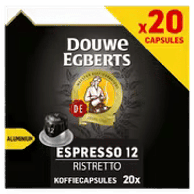 Douwe Egberts Espresso Ritretto - Intensiteit 12 - 20 capsules