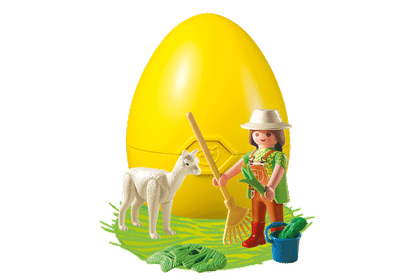 PLAYMOBIL Dierenverzorger met Alpaca - 4944
