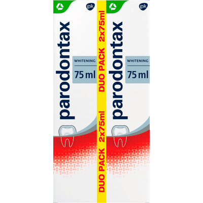 Parodontax Whitening Dagelijkse Tandpasta Tegen Bloedend Tandvlees 2x75 ML