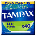 Tampax Super - Tampons - Met Kartonnen Inbrenghuls  8 x 40 Stuks