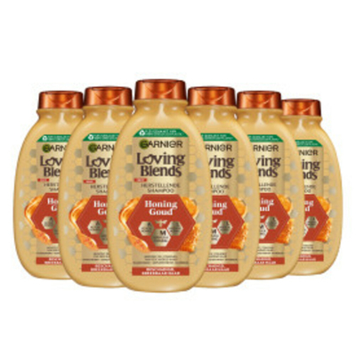 6x Garnier Loving Blends Honing Goud Shampoo 300 ml