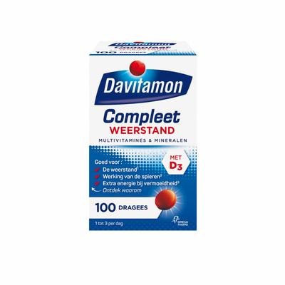 4x Davitamon Compleet Weerstand 100 dragees