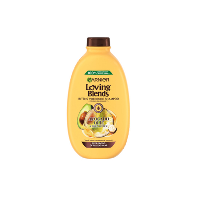 Garnier Loving Blends Avocado Olie & Karité Boter Shampoo Droog of Pluizig Haar - 600 ml