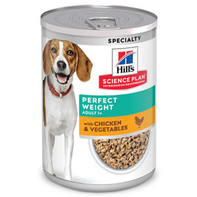 Hill's Adult Perfect Weight kip groenten 24 x 363 gr - natvoer honden