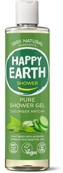 Happy Earth 100% Natuulijke Shower Gel Cucumber Matcha 300 ml