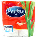 Perfex 3-laags toiletpapier - 4 rollen