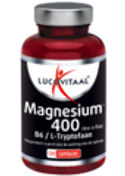 Lucovitaal Magnesium 400 met Vitamine B6 & L-Tryptofaan Capsules 120CP