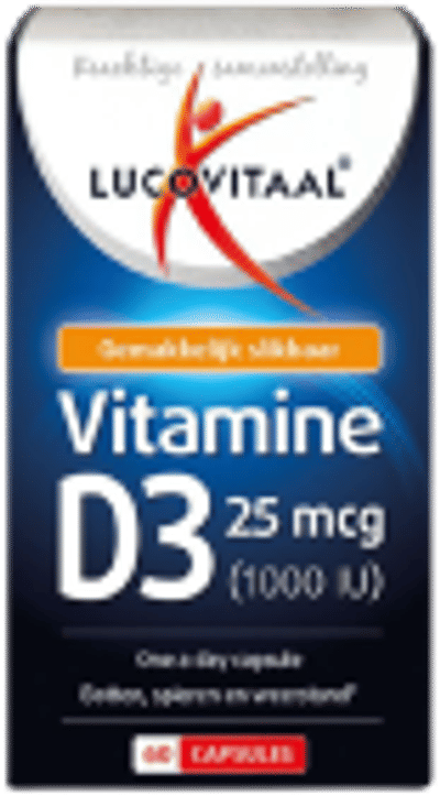Lucovitaal Vitamine D3 25 mcg 60 capsules