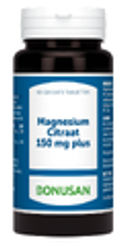 Bonusan Magnesiumcitraat 150mg Plus Tabletten 60TB