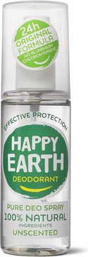 Happy Earth Pure Deo Spray Unscented 100ml