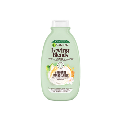 Garnier Loving Blends Voedende Amandelmelk Hydraterende Shampoo Voordeelverpakking - Lichtdroog Haar - 6 x 300ml