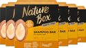 Nature Box - Argan Shampoo Bar - 6 x 85 ml
