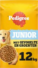 Pedigree - Junior - Droogvoer Hondenbrokken - Gevogelte en Groenten 12kg hondenbrokken