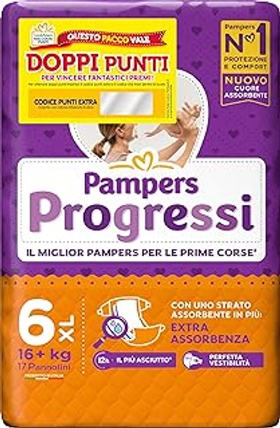 Pampers  luiers maat 6 - 17 stuks