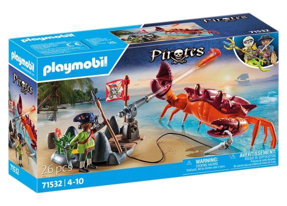 PLAYMOBIL Pirates Strijd tegen de gigantische krab - 71532