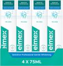 Elmex Sensitive Professional Gentle Whitening Tandpasta - 4 x 75ml - Voor Gevoelige Tanden 
