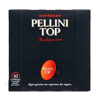 Pellini Top Espresso Dolce Gusto koffiecups 100% Arabica - 6 x 10 stuks 