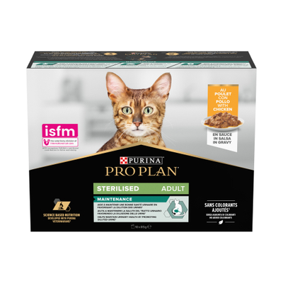 Purina Pro Plan Cat NutriSavour - Sterilised - 20 x 85 g zakjes - natvoer katten