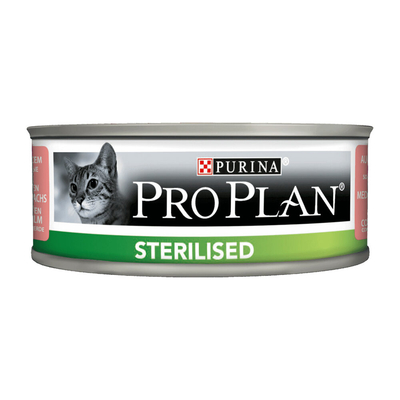 Purina Pro Plan Sterilised Adult Kat Zalm en Tonijn - 24 x 85 g - natvoer katten