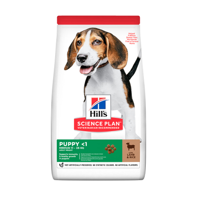 Hill's Science Plan - Puppy - Medium - Lamb & Rice 18 kg - hondenbrokken