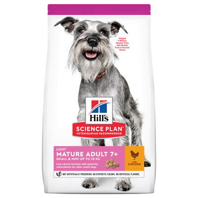 2x2.5kg Senior Mature Adult Light Small & Mini met Kip Hill's Science Plan Hondenvoer - hondenbrokken