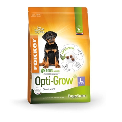 Fokker Puppy/Junior Large Opti-Grow Hondenvoer - 2.5 kg - hondenbrokken