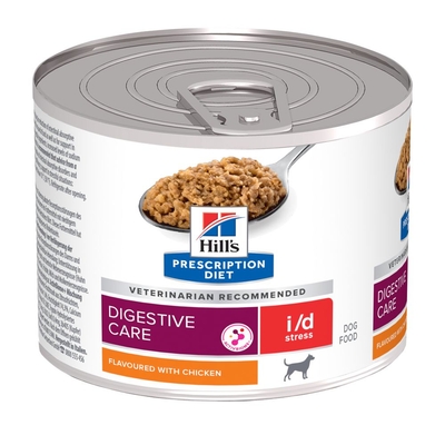 12x 200 g Hill's Prescription Diet i/d Stress met Kip hondenvoer nat - natvoer honden