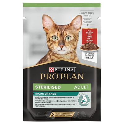 6x85g Rund Sterilised Adult Maintenance Purina Pro Plan Kattenvoer - natvoer katten
