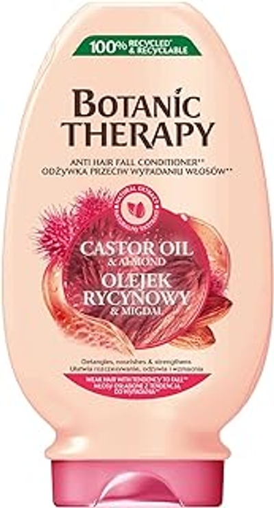 Garnier Botanic Therapy Castor & Amandelolie Conditioner voor verzwakt en bros haar, versterkt, geeft zachtheid en glans, 200 ml