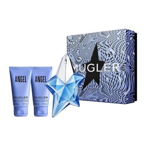 Thierry Mugler Angel eau de parfum 25 ml (navulbaar) + body lotion 50 ml + douchegel 50 ml - geschenkset