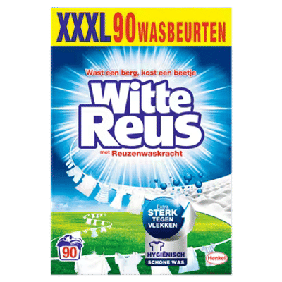 Witte Reus  waspoeder witte was - 90 wasbeurten