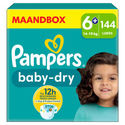 Pampers Baby Dry  luiers maat 6 plus - 144 stuks