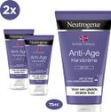 Neutrogena Visibly Renew Anti-aging handcrème SPF20 - Noorse Formule - voor optimale bescherming en hydratatie - 2 x 75 ml