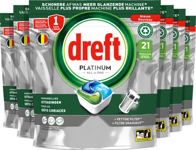 Dreft Originial vaatwastabletten  - 126 wasbeurten