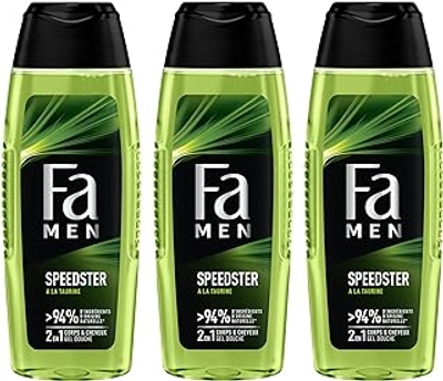 Fa Speedster Shampoo voor douche, 3x250 ml