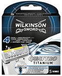 Wilkinson Quattro Titanium scheermesjes - 5 stuks